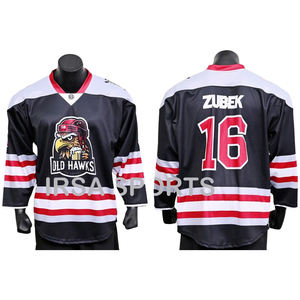 Ensemble de chaussettes et de maillot de hockey sur glace personnalisé de haute qualité, logo personnalisé, sublimation avant, respirant, 100% polyester, unisexe adulte - Product Image 5