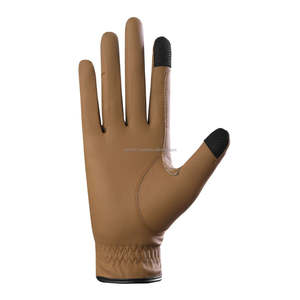 Gants d'équitation pour chevaux, en cuir/PU, pour l'hiver, à doigts entiers, fermeture à boucle, flexibles, antidérapants, pour l'extérieur, neufs - Product Image 3