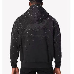 Sweat-shirts à strass de haute qualité en marque privée, quantité en gros, coton, sweat-shirts à strass personnalisés - Product Image 2