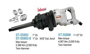 Llave de Impacto Neumática de Doble Martillo SUMAKE Industrial de 1" y 1-1/2" OEM con 4067 Nm de Torque Máximo y 1 Año de Garantía - Product Image 3