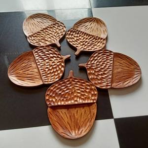 Posavasos de madera natural para tazas sostenibles y disponibles a precio mayorista - Product Image 3