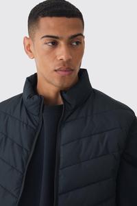 Haute qualité hommes doudoune hiver Bomber veste chaude couleur noire prix de gros fabriqué au Pakistan - Product Image 6