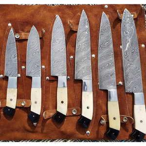 Juego de cuchillos de cocina de Damasco de cocina profesional, 67 capas de acero de alta calidad, personalizable, diseño OEM, mango de madera - Product Image 5