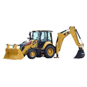 Retroexcavadora resistente construida para demolición y excavación con toldo ROPS/FOPS y espacio libre para terrenos altos - Product Image 1