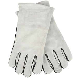 Welding <b>Gloves</b> Custom Logo Leather Work <b>Gloves</b> Buffalo Cow Split Leather With Free Sample Safety Welding <b>Gloves</b> - Product Image 5