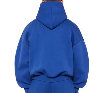 Sudaderas con capucha bordadas y lavado ácido, ropa de calle informal de gran tamaño desgastada, chaqueta con estampado con capucha cómoda de invierno de 500 Gsm - Product Image 2