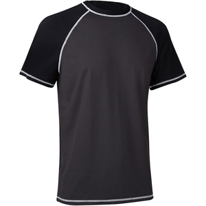 Respirant tricoté coupe ajustée Compression Gym chemise hommes séchage rapide entraînement Fitness T-Shirt en gros vêtements de sport d'entraînement - Product Image 4