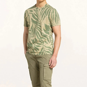 เสื้อยืดแขนสั้นผู้ชาย พิมพ์ลายแบบซับลิเมชั่น ผ้าฝ้ายทอ 100% ระบายอากาศได้ดี สวมใส่สบาย ขายดี คุณภาพเยี่ยม - Product Image 3