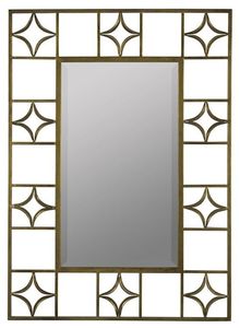 Stylish <b>Vintage</b>-Inspired Geometric Rectangular <b>Mirror</b> with Modern <b>Art</b> <b>Deco</b> Frame for Wedding Decorations - Product Image 2