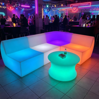 Fournisseur de mobilier pour discothèques, restaurants, bars, cafés, canapés lumineux LED pour discothèques, tabourets de bar et ensemble de comptoirs