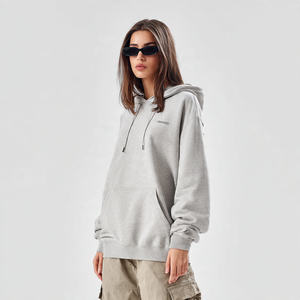 Sudadera Holgada para Mujer, Sudadera con Capucha de Forro Polar de 500 GSM, Sudadera con Capucha de Forro Polar Grueso para Mujer, Sudadera con Hombros Caídos - Product Image 2