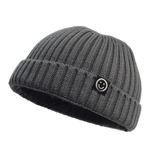 Vente en gros Bonnet Jacquard Plus Size Bonnet tricoté d'hiver avec design personnalisé Logo brodé Lettres Hip Hop imperméables - Product Image 6