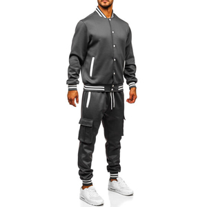 New Arrival High Quality <b>Trouser</b> Men Set 2 Piece Tracksuit Set Wholesale Men Running <b>Leather</b> Tracksuit and Breathable - Product Image 6