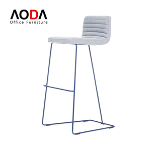 Offre spéciale tabouret de bar haut avec dossier et pieds en métal chaises de bar pour <span class=keywords><strong>cuisine</strong></span> Lsland tabourets de bar chaise de comptoir Sillas Oficina - Product Image 2