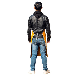 ผ้ากันเปื้อนเชื่อมทำด้วยพื้นผิวที่มั่นคงความร้อนแรงออกแบบมาสำหรับงานร้านค้าโลหะและงานบดเป็นเวลานานหลายชั่วโมง - Product Image 2