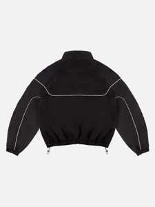 Men Loose Fit Tracksuit Polyester <b>Windproof</b> Quick Dry Summer Sportswear Jogging Suit Split Hem Casual Activewear - Product Image 4