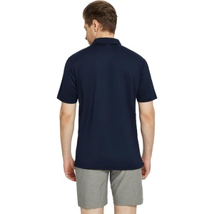 T-shirt polo de haute qualité pour hommes, design personnalisé, tissu tricoté ajusté en gros - Product Image 2