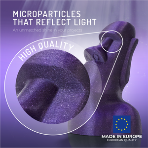 Filament WINKLE PLA HD à paillettes 1,75 mm 1 kg pour imprimante 3D, vente en gros, finition FDM, impression facile, sans déformation, fabriqué en Europe, 0,05 mm - Product Image 2