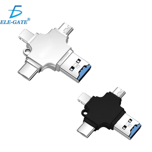 "4-in-1 <b>USB</b>-C to <b>USB</b> <b>Adapter</b> with <b>Micro</b> <b>USB</b> Connector-Brand New PC Material" - Product Image 1