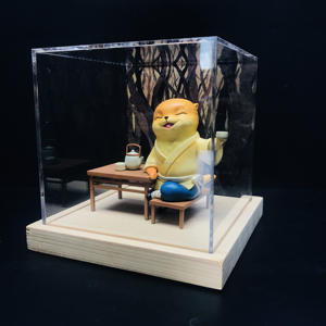 Best-Selling Mini Doll Acrylic Display Box: Modern Plastic Storage and Advertising <b>Stand</b> for Collectibles - Product Image 1