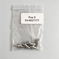 Nouveau connecteur de tube industriel L M5 54-002777T pour tuyau de 4 mm/6 mm, compatible avec l'encre à solvant pour imprimante jet d'encre CIJ Jet3 up