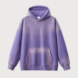 Gran oferta 2025, Sudadera con capucha con logotipo personalizado para hombre, ropa de calle de invierno, Sudadera con capucha de gran tamaño y peso pesado de algodón 100% con tinte anudado para Unisex - Product Image 6