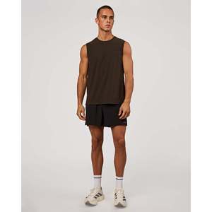 เสื้อกล้ามผู้ชาย Cadence Swift รุ่น Muscle Tank Top-Ground Coffee - Product Image 4