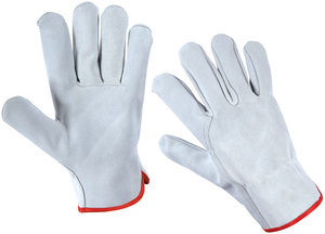 OEM Unlined Driver Gloves With Maximum Protection Round Thumb Styled <b>Shirred</b> <b>Elastic</b> Back In Goatskin Leather - Product Image 3