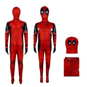 Spider-Man ชุดฮาโลวีนทีวีและภาพยนตร์โพลีเอสเตอร์ชิ้นเดียวสำหรับเด็กผู้ชายสไตล์เท่สำหรับปาร์ตี้วันหยุดคอสเพลย์เด็ก - Product Image 2