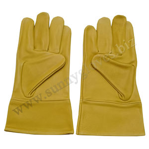 <b>Men</b> Work <b>Gloves</b> Soft Cowhide Driver Hunting <b>Driving</b> Farm Garden Welding Security Protection Safety Mechanic <b>Glove</b> - Product Image 2
