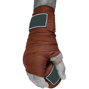 Rosa transpirable Algodón elástico Kickboxing entrenamiento muñequera protectora boxeo mano envoltura para atletas - Product Image 3