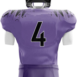 2025 unisexe personnalisé de haute qualité été à manches courtes uniformes de football américain respirant grande taille ensembles avec Service OEM - Product Image 3