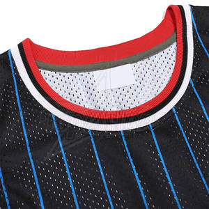 Nouveauté, vêtements de sport pour hommes respirants sans manches, logo personnalisé imprimé, tissu 100% polyester, meilleur prix, maillot de basket-ball - Product Image 3
