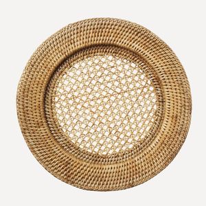 Precioso plato de ratán con aspecto natural Diseñado para interiores rústicos, jardines de granja y esquinas de comedor al aire libre - Product Image 5