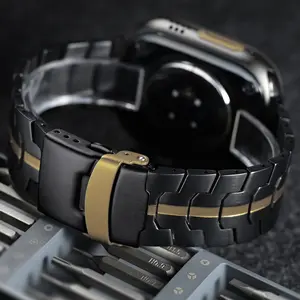 不锈钢表带适用于 Apple Watch Series 11 10 9 8 SE 3 46mm 45mm 42mm 44mm 金属表带适用于 IWatch Ultra 3/<span class=keywords><strong>2</strong></span>/1 49mm - Product Image 5