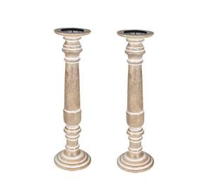 Candelabros de color madera natural, candelabros de decoración del hogar de diseño creativo personalizado con la mejor calidad pulida - Product Image 1