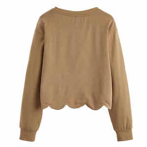 เสื้อสเวตเตอร์มีฮู้ดสำหรับผู้หญิงเสื้อสเวตเชิ้ตโอเวอร์ไซส์350 GSM โลโก้ตามสั่ง - Product Image 2