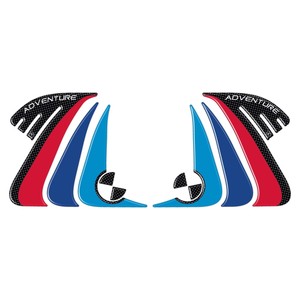 Adesivi in Gel 3D Personalizzati 2 Pezzi per Moto GS R1200 ADVENTURE 2014-2017 Protezioni Laterali RALLY per Decorazione - Product Image 1