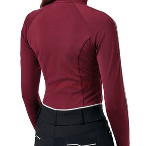 Top de equitación para mujer, camisa atlética para montar a caballo, transpirable, que absorbe la humedad, Elegante, ligero, tejido elástico - Product Image 6