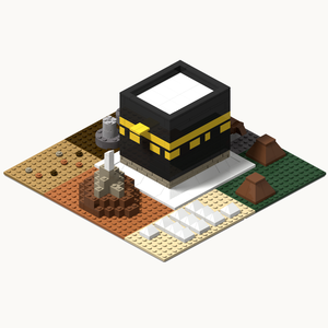 คุณภาพสูงและปลอดภัย ABS บล็อกอาคารขนาดเล็ก 274 สีสัน TAKVA HAJJ บล็อก Kaaba มัคกาของเล่นอิสลามสําหรับรอมฎอนและ Eid - Product Image 1