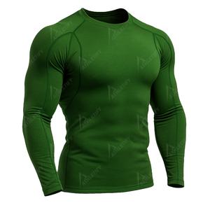 Maillot de bain élégant unisexe à séchage rapide Rashguard chemise à manches longues à compression avec logo personnalisé respirant Sports athlétiques confortables - Product Image 4