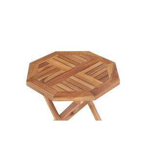 Muebles de exterior de diseño simple y elegante, mesa plegable hecha de madera de teca antigua, se venden a precios de mayorista. - Product Image 4