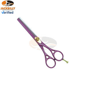 Professional Japanese Steel Right-Handed Barber <b>Scissors</b> Swivel Medium Handle Blunt Tip 28 Teeth High Quality Stainless Hair - Product Image 6