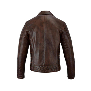 Chaqueta de piel auténtica de oveja de alta calidad para hombre, abrigo de invierno bordado con piel de serpiente transpirable de talla grande - Product Image 2