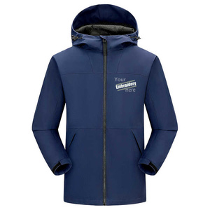 Veste Softshell à Capuche pour Homme, OEM, Imperméable, Coupe-Vent, Légère, Respirante, Manches Longues - Product Image 5
