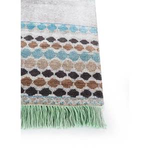 Alfombra Manchaha de Lana y Seda Anudada a Mano, Color Marfil, Diseño Abstracto, Alfombra Rectangular para Sala de Estar, Pasillo o Dormitorio, Modelo Puzzle-Lub-43 - Product Image 4