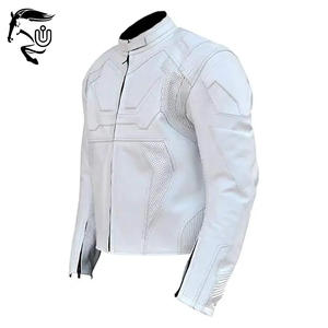 Chaquetas de Motociclista de Cuero para Hombre, Estilo Urbano, Cierre de Cremallera, Transpirables, Resistentes al Viento, de Secado Rápido, Calidad Premium, Todas las Tallas - Product Image 2