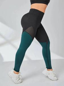 Venta al por mayor de mallas de las mujeres ropa de gimnasio leggings deportes correr yoga cintura alta mallas de las mujeres para la venta - Product Image 2