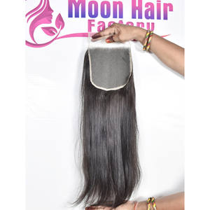 Fermeture en cheveux humains de la meilleure qualité 6*6 Lisse Naturel Non traité Fournisseurs Texture pour la confection et le coiffage de fête Disponible à l'exportation - Product Image 4