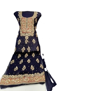 Trajes modernos hechos a mano de la India paquistaní, trajes Tanka - Product Image 1